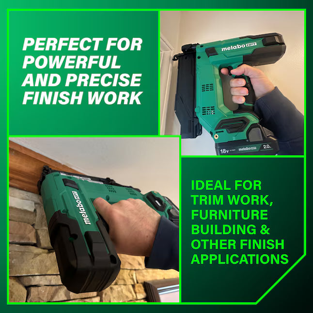 Metabo HPT MultiVolt 2-in 18 -Gauge Cordless Straight Brad Nailer (Battery Included and Charger Included)