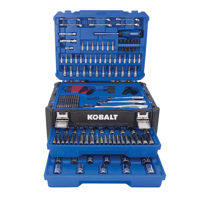 Kobalt 302 -Piece Metric and standard (SAE) Mechanics Tool Set with Hard Case