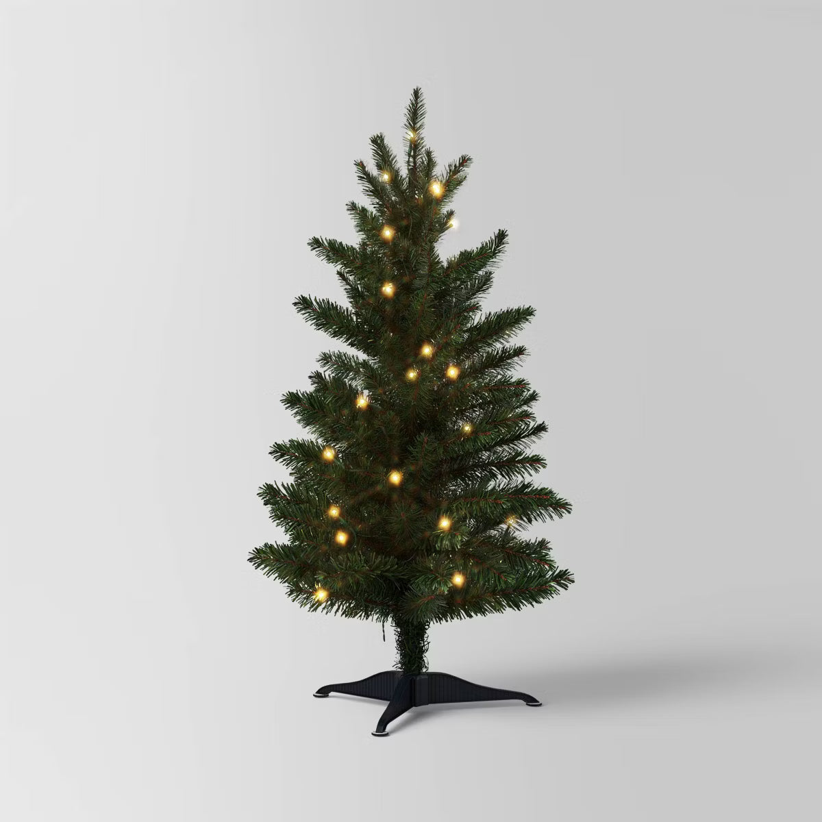 Wondershop Pre-Lit LED Alberta Spruce Artificial Christmas Tree