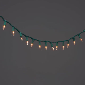 Wondershop 100ct Incandescent Smooth Mini Christmas String Lights with Green Wire
