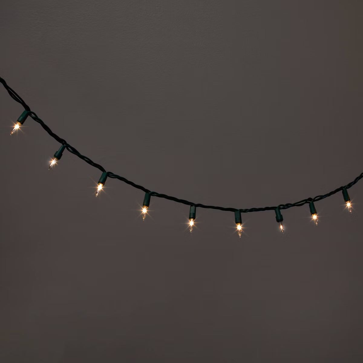 Wondershop 100ct Incandescent Smooth Mini Christmas String Lights with Green Wire