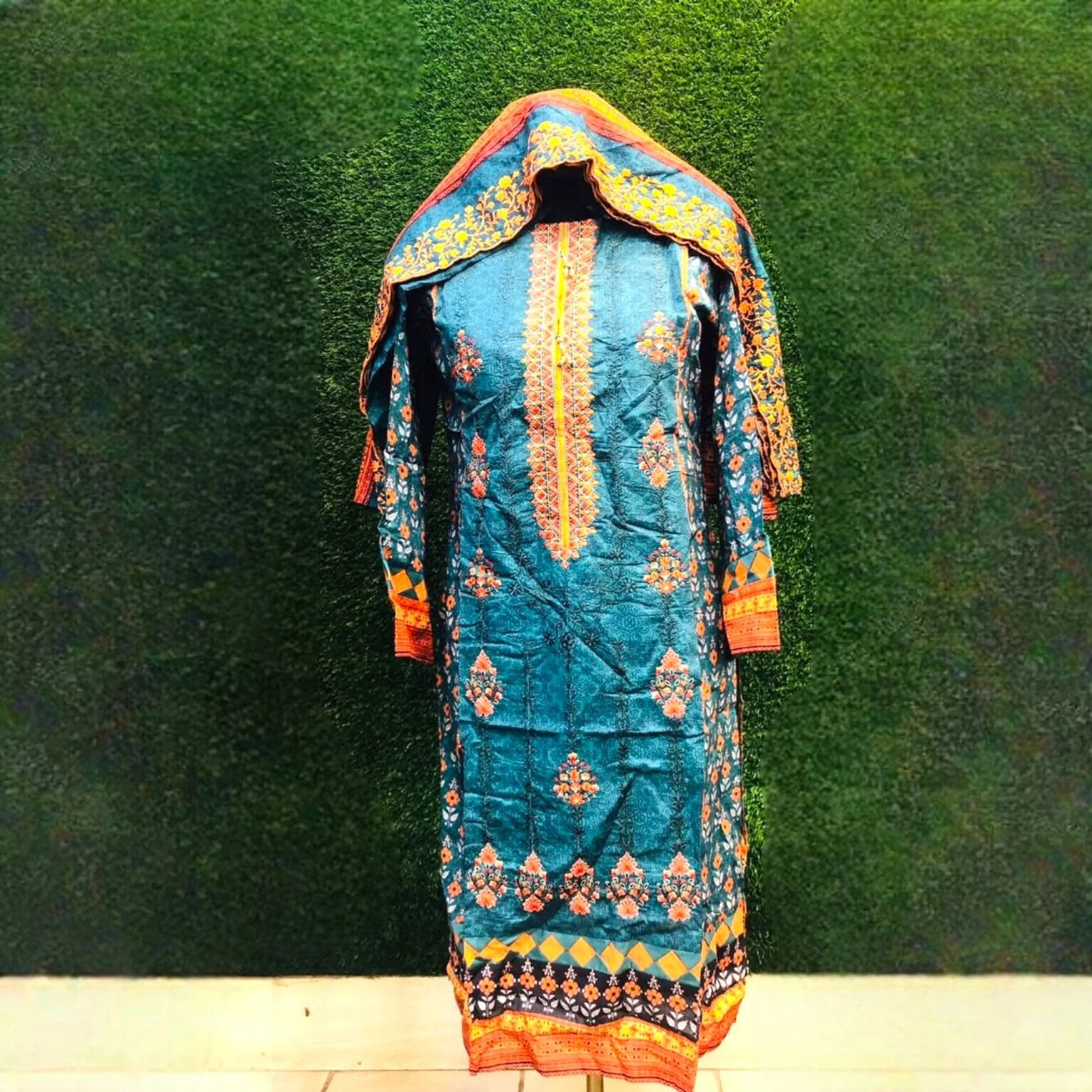 Riwayat Stitched Pakistani Cotton Three-Piece – Premium Ethnic Wear - Image 9