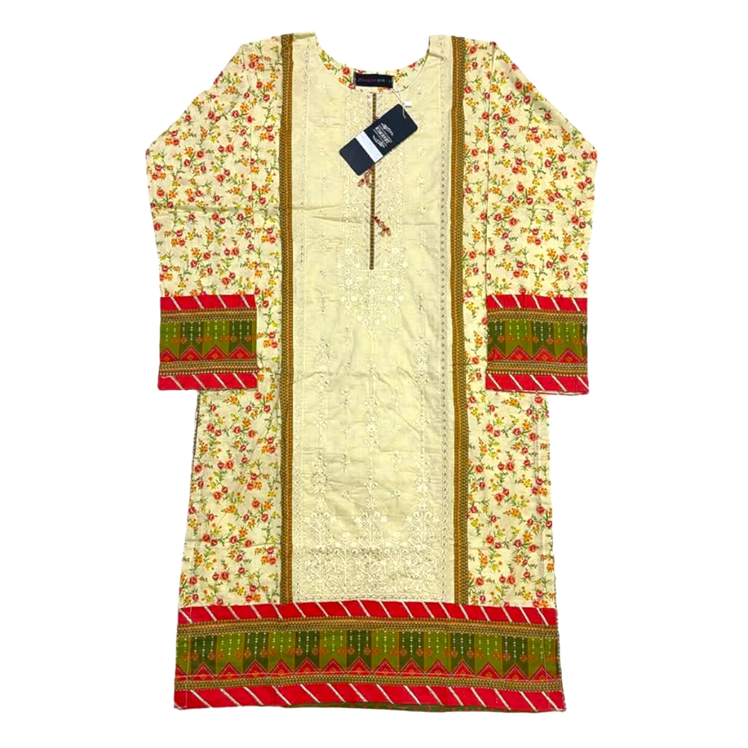 Riwayat Stitched Pakistani Cotton Three-Piece – Premium Ethnic Wear