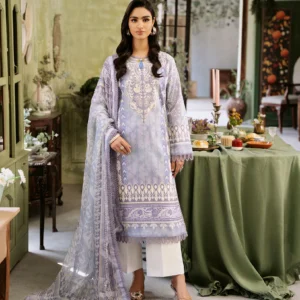 Roheenaz Flora Printed Lawn - Lumina